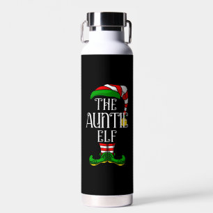 Botella De Agua Auntie Elf Family Mating Navidad Group