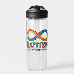Botella De Agua Autism Awareness Accept, Love, Understanding