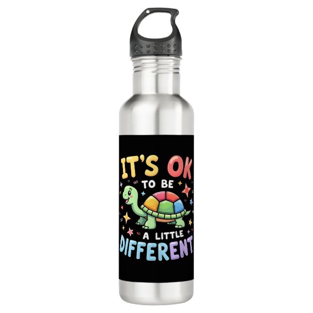 Botella De Agua Autism Awareness It's Ok To Be A Little Different  (Anverso)