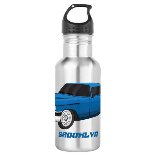 Botella De Agua Auto clásico Guay blue 1959