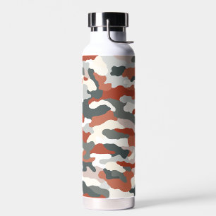 Botella De Agua Autumn Camouflage
