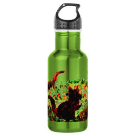 Botella De Agua Autumn Squirrels Animal Art