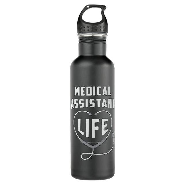 Botella De Agua Auxiliar Médico Médica de Vida Enfermera de Medici (Anverso)