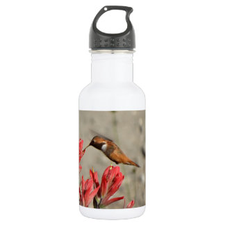 Botella De Agua Ave flor