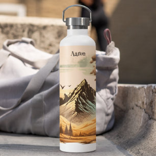 Botella De Agua Aventura al aire libre de montaña