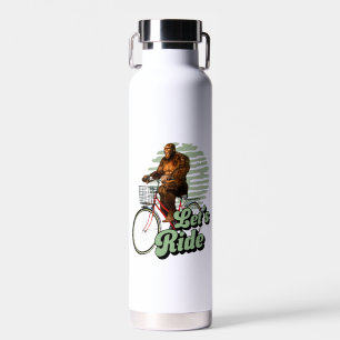 Botella De Agua Aventura en bicicleta por el bosque Sasquatch
