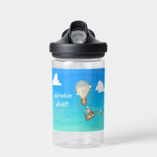 Botella De Agua Aventura espera al mono de globo aerostático