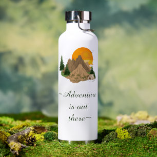 Botella De Agua Aventura Mínima de Montaña