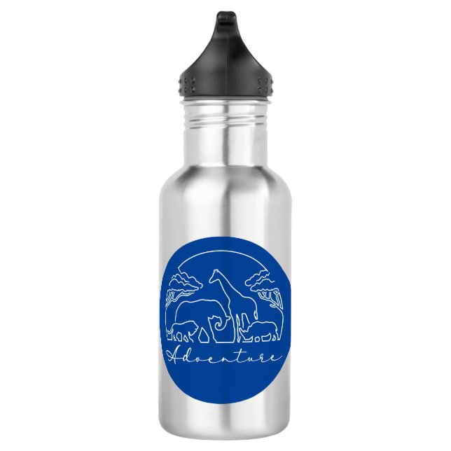Botella De Agua Aventura y Safari en África (Derecha)
