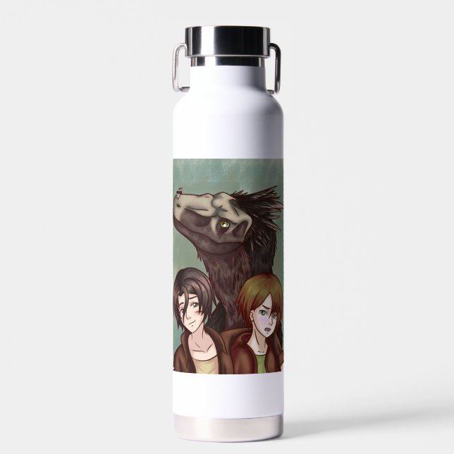 Botella De Agua Aventuras con un dinosaurio (Delantero)