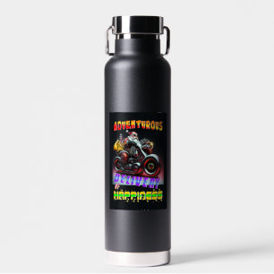 Botella De Agua Aventurosa Entrega De La Felicidad