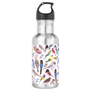 Botella De Agua Aves de América - mascotas y aves silvestres