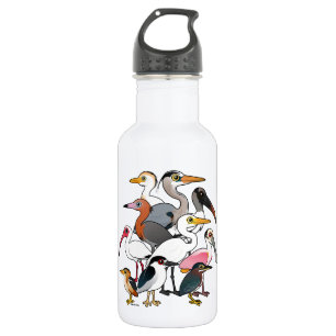 Botella De Agua Aves zancudas norteamericanas