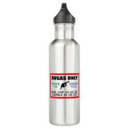 Botella De Agua AVGAS / 100LL fuel only