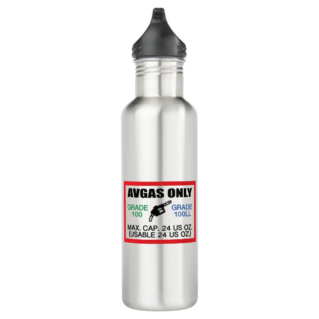 Botella De Agua AVGAS / 100LL fuel only (Derecha)