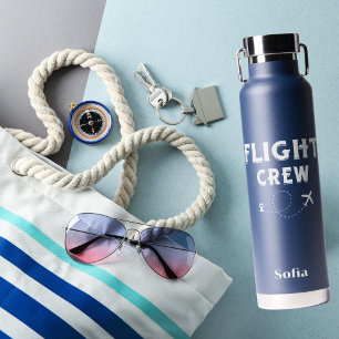Botella De Agua Avión de la tripulación de vuelo de viaje volando