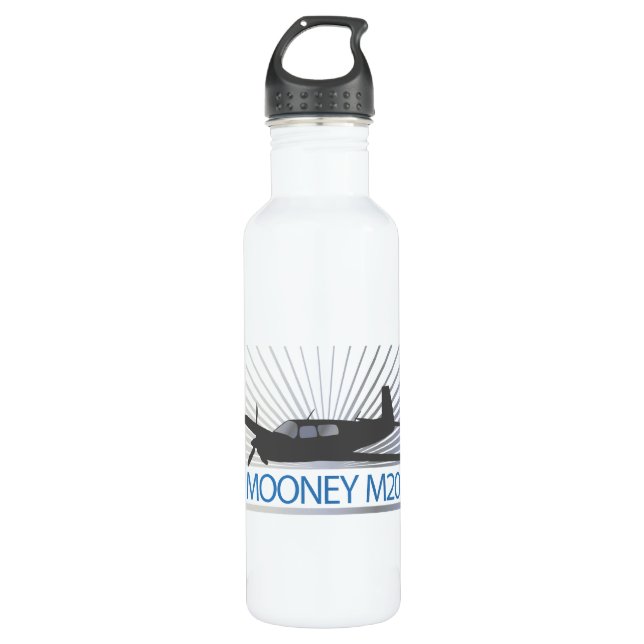 Botella De Agua Aviones de Mooney M20 (Anverso)