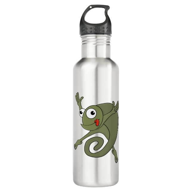 Botella De Agua Awesome Chameleon (Anverso)