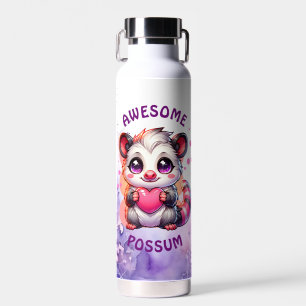 Botella De Agua Awesome Possum Cute Personalizado Opossum