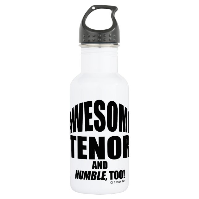 Botella De Agua Awesome Tenor (Anverso)