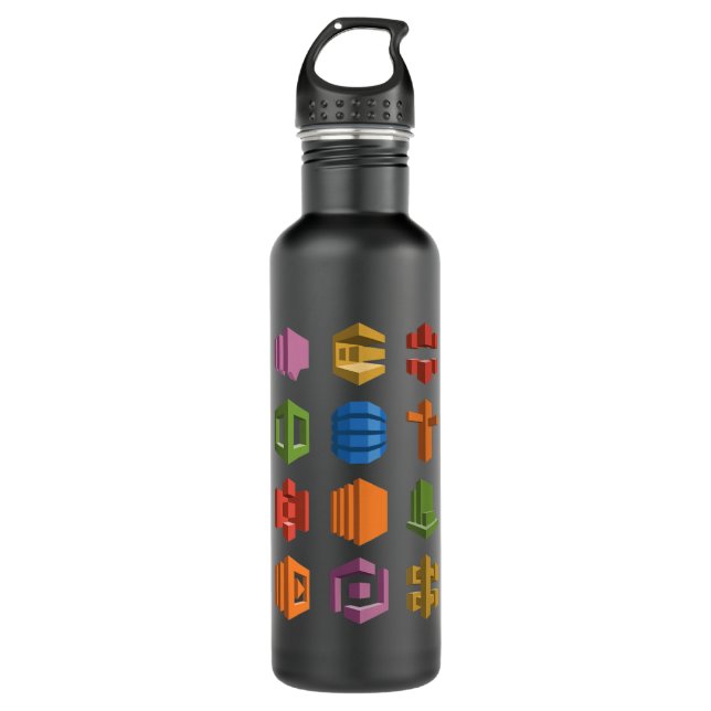 Botella De Agua AWS Microservices Tech Stack Hackerthon Startup (Anverso)
