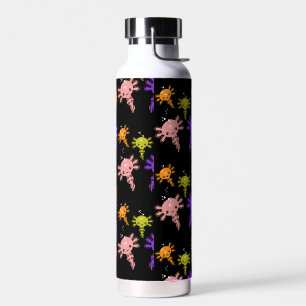 Botella De Agua Axaotl Salamander Kids Gift