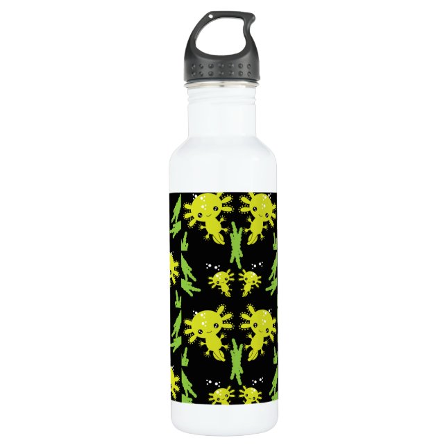 Botella De Agua Axaotl Salamander Kids Gift (Anverso)