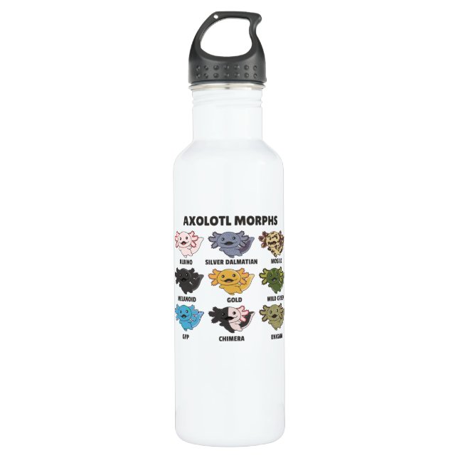 Botella De Agua Axolotls de Axolotl (Anverso)
