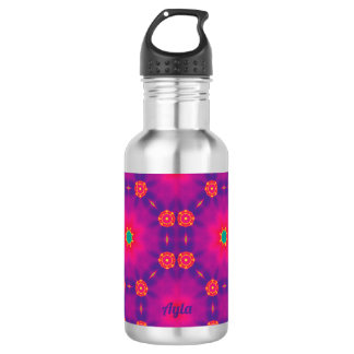 Botella De Agua AYLA ~ Pink Blue Purple Green
