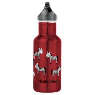 Botella de agua azerbaiyana de Zebra Kids Safari c