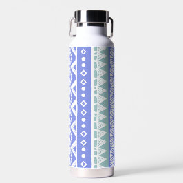 Botella de agua azul