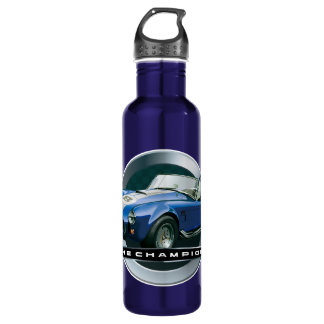 Botella De Agua Azul de la cobra 427