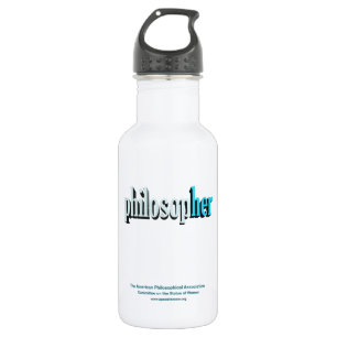 Botella De Agua azul del filósofo