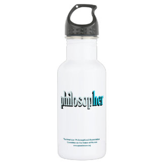 Botella De Agua azul del filósofo