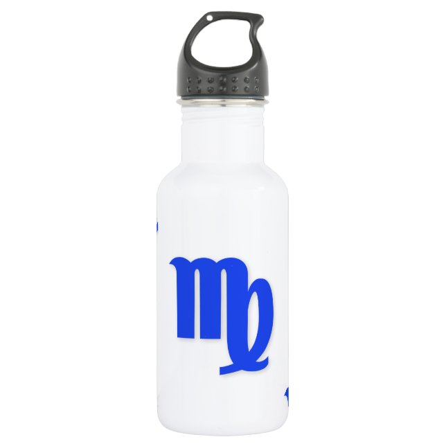 Botella De Agua Azul del modelo del virgo (Anverso)