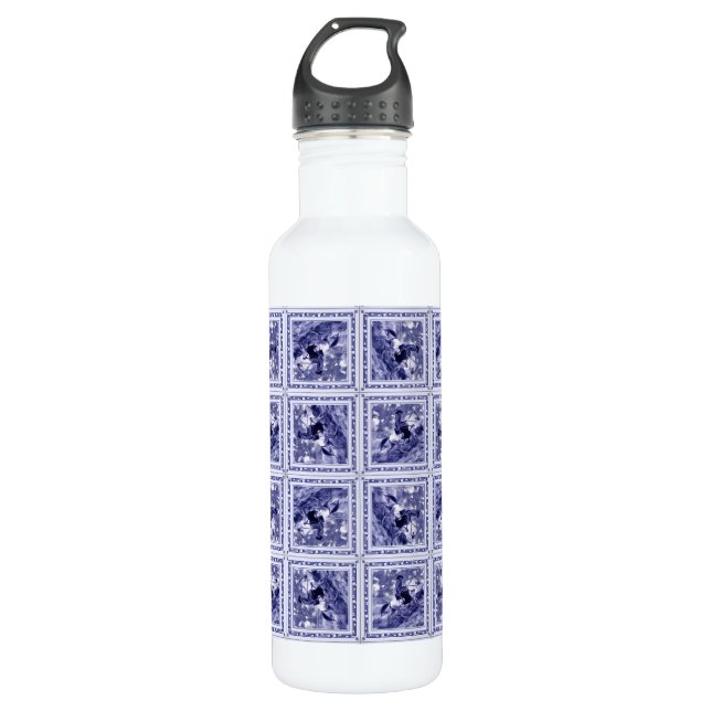 Botella De Agua Azul Denim Occidental Az (Anverso)