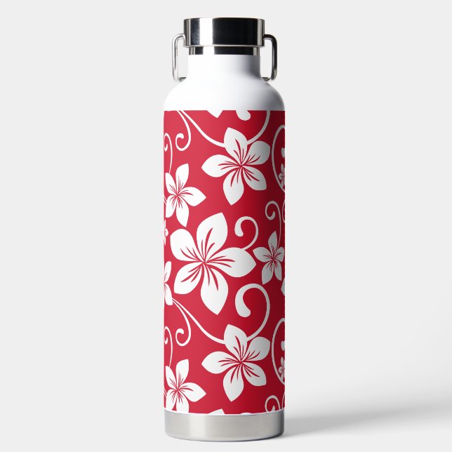 BOTELLA DE AGUA AZUL HAWAII (ROJA) (Delantero)