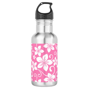 BOTELLA DE AGUA AZUL HAWAII (ROSA)