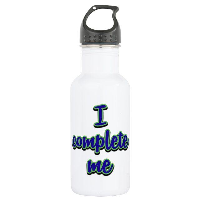 Botella De Agua Azul/Verde ICM (Anverso)