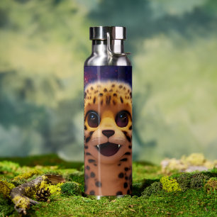 Botella De Agua Baby Cheetah