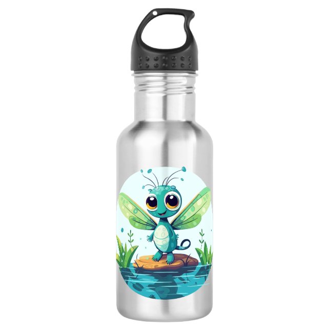 Botella De Agua Baby Lizard Dragon (Anverso)