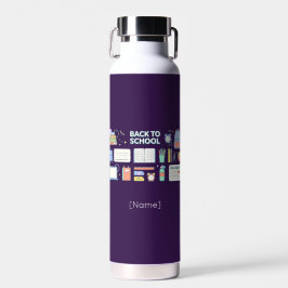 Botella De Agua Back to School Supplies / Regreso Útiles Escolares