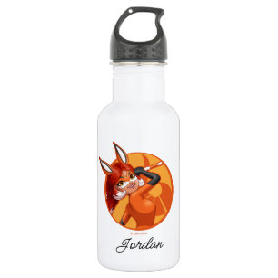 Botella De Agua Badge Naranja Rena Rouge