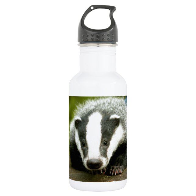 Botella De Agua Badger - ¡Impresionante foto a favor! (Anverso)