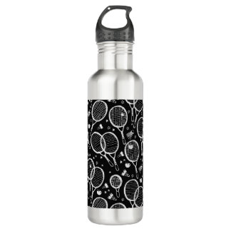 Botella De Agua Badminton Sport Design Water Bottle