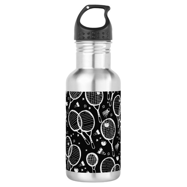 Botella De Agua Badminton Sport Design Water Bottle (Anverso)