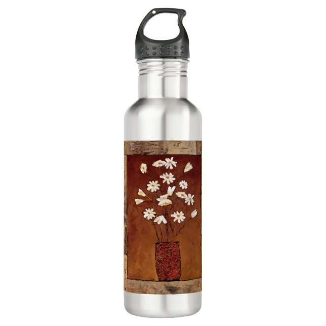 Botella De Agua BAG12 Flowers.tif blanco (Anverso)
