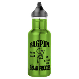 Botella De Agua Bagpia, congelación cerebral