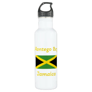 Botella De Agua Bahía Montego Jamaica - Bandera jamaiquina