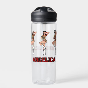 Botella De Agua Bailarín del tigre rojo #2